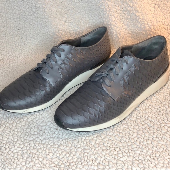 Vince Gray Rayner Python-print Trainer Sneakers - Picture 14 of 16